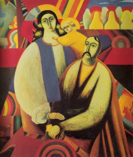 Image - Feodosii Humeniuk: The Holy Family (1976).